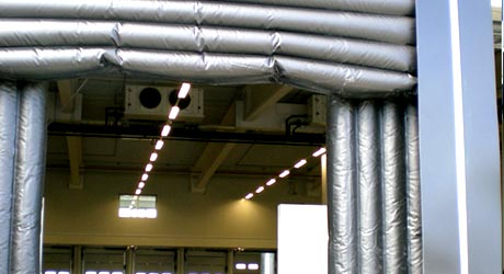 Aufblasbare Torabdichungen MTP-AIR